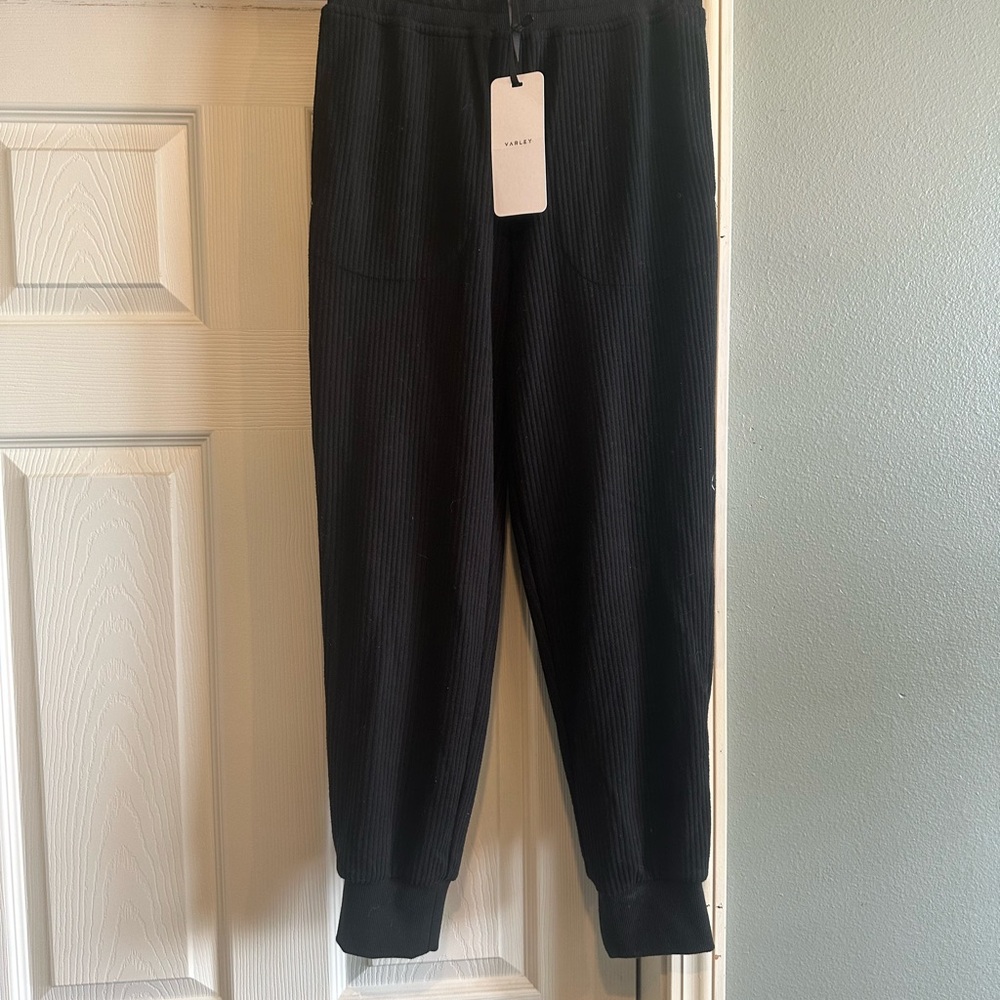 NWT Varley Russell Ribbed Sweat Pant